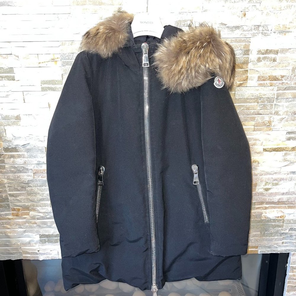 Moncler Women's Jacket, Hanger, and Protection Bag - Black, Size 1